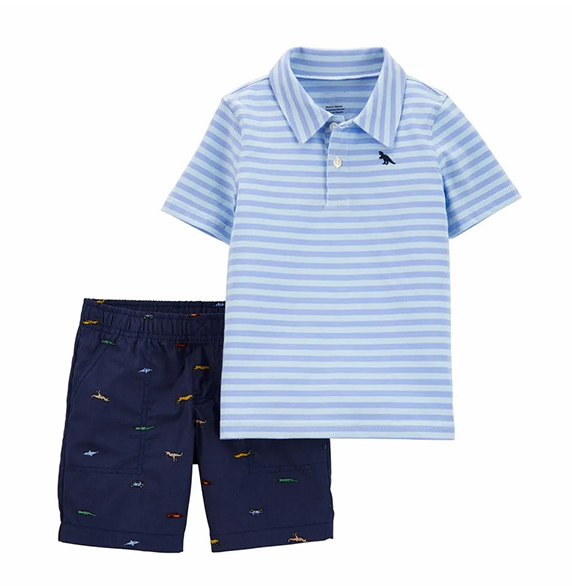 Todder Polo Shirt and Shorts Set